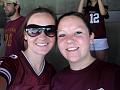 08-09-27 Army vs TAM - Gretchen and Stephanie